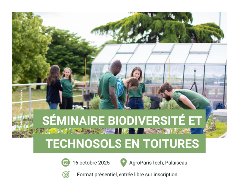 Séminaire biodiversité et technosols en toitures