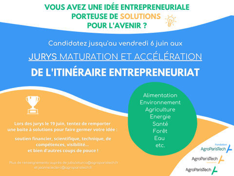 Appel à projets Itinéraire Entrepeuneuriat